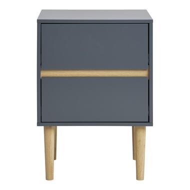 Nachtkastje Donkergrijs MDF - 40x35x55cm - Bisley product