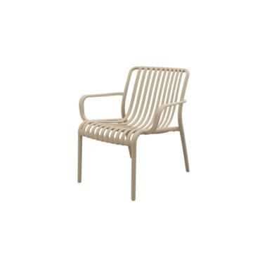 Stripe Loungestoel - Taupe product