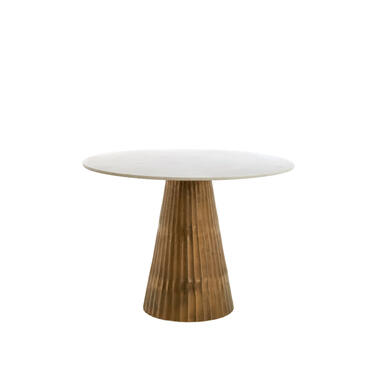 Light & Living - Tafel LEYDA - Ø100x78cm - Wit product