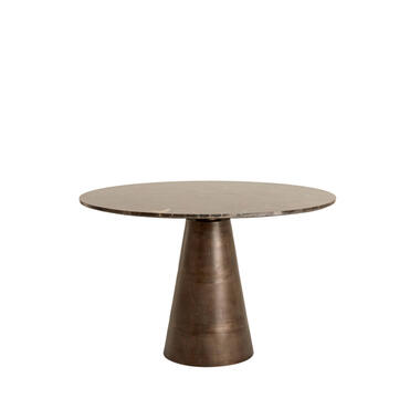 Light & Living - Eettafel YNEZ - Ø120x78cm - Bruin product