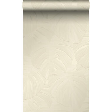 Origin Wallcoverings behang - tropische bladeren - lichtbeige - 0.53 x 10.05 m product