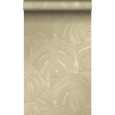 Origin Wallcoverings behang - tropische bladeren - zand beige - 0.53 x 10.05 m product