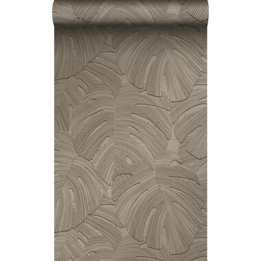 Origin Wallcoverings behang - tropische bladeren - donker beige product