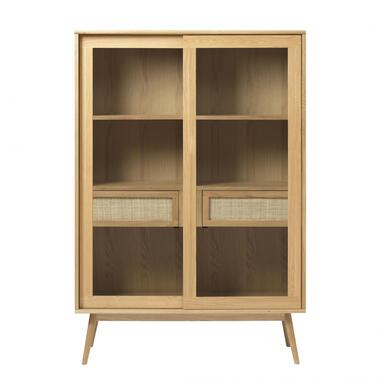 Nordic Home - Ivar vitrinekast - 160 cm - naturel product