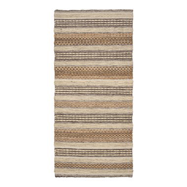 Vloerkleed Naturel/Ivoor - Jute - 180x80x1cm - Morena product