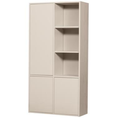 WOOOD opbergkast Merel - Grenen (fsc) - Dust - 221x100x44 cm product