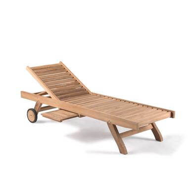 Gescova Ligbed met dienblad Canterbury - teak product