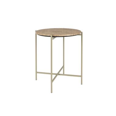 Housecraft Living Tooz bijzettafel Rond 45 cm Marmer Beige product