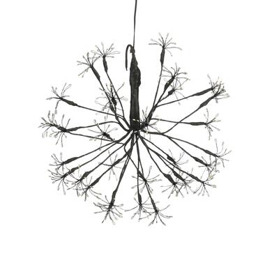 Luca Lighting Kerstverlichting Bal met Lampjes - Ø40 cm - Zwart product