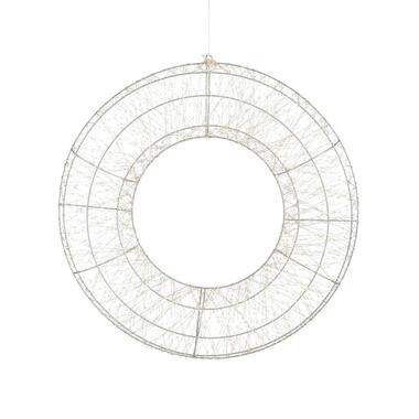 Luca Lighting Lichtkrans met Verlichting - Ø45 cm - Zilver product