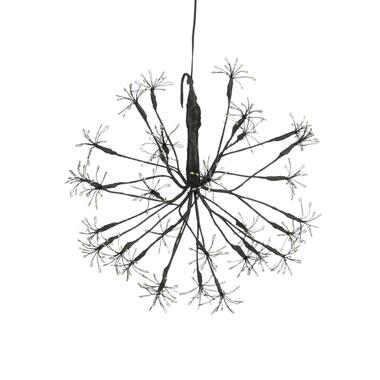 Luca Lighting Kerstverlichting Bal met Lampjes - Ø30 cm - Zwart product