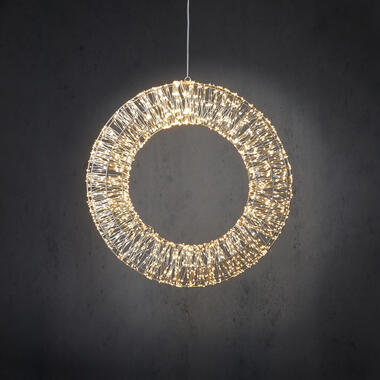 Luca Lighting Lichtkrans met Verlichting - Ø60 cm - Zilver product