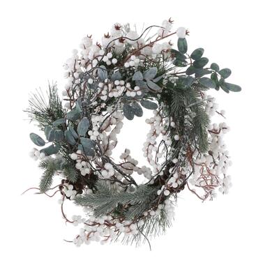 House of Seasons Hardy Kerstkrans - Ø40 cm - Groen product