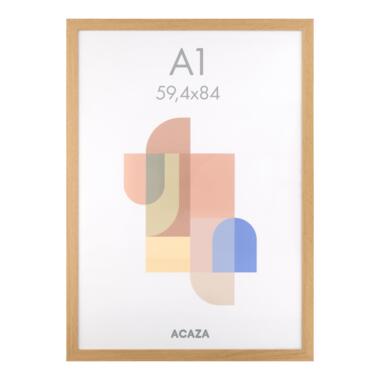 ACAZA Fotokader A1 - 59,4 x 84 cm - Fotolijst - MDF Hout - Madison - Warme Eik product