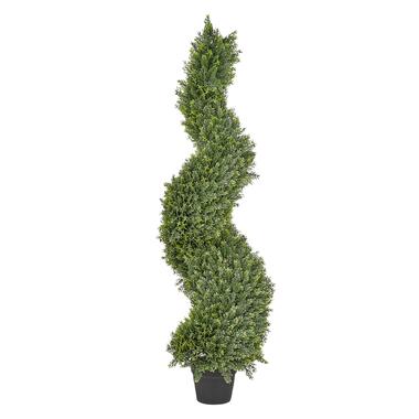 SPIRAL TREE - Kunstplant - Groen - 126 cm - Synthetisch product