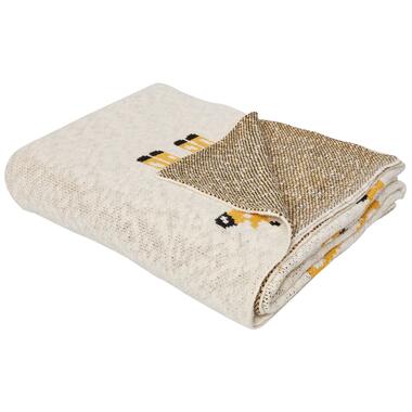 CHILARI - Kinderdeken - Beige - 130 x 170 cm - Katoen product