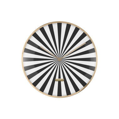 Karlsson - Wandklok Candy Swirl Dome - Zwart & Wit- Ø40cm product