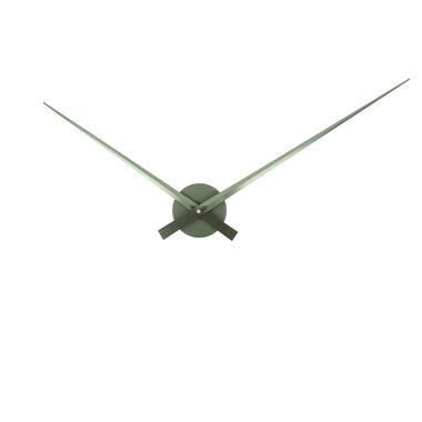 Karlsson - Wandklok Little Big Time Metallic - Metallic jungle green- Ø77,5cm product