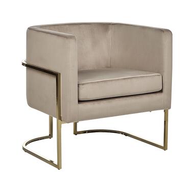 SIRKKA - Fauteuil - Taupe - Fluweel product