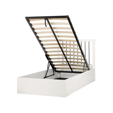 ROUVILLERS - Eenpersoonsbed - Wit - 90 x 200 cm - MDF product