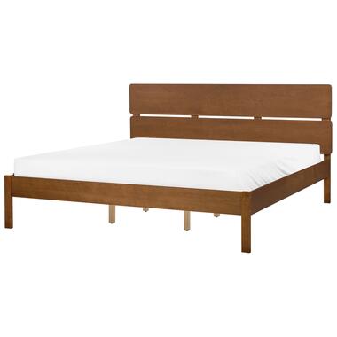 BOISSET - Bed - Lichthout - 180 x 200 cm - Rubberhout product