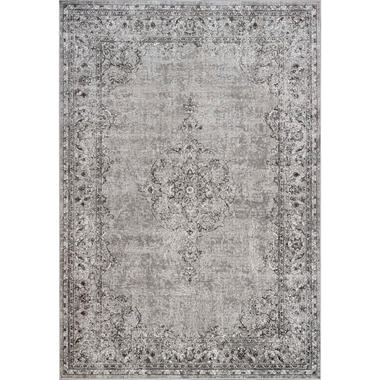 Interieur05 Vintage vloerkleed Ornament beige met franjes - 300 x 195 cm product