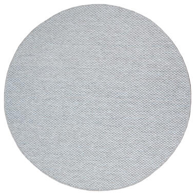 Uni Binnen en Buiten Rond Vloerkleed Solid Grijs - 150 CM ROND product