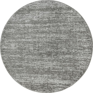 Relax Oslo - Laagpolig Effen Vloerkleed - Grijs - 150 CM ROND product