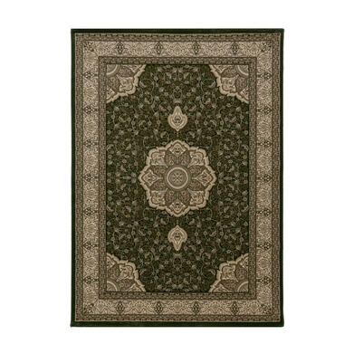 Isfahan Oosters Klassiek Laagpolig Vloerkleed Groen - 200x290 CM product