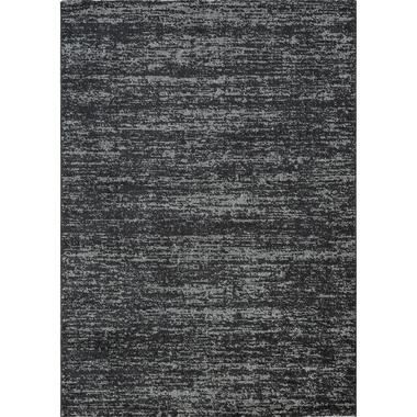 Relax Oslo - Laagpolig Effen Vloerkleed - Zwart - 120x170 CM product