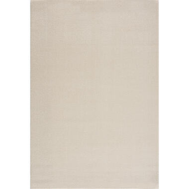 Uni Effen Laagpolig Vloerkleed Modern Creme - 240x340 CM product