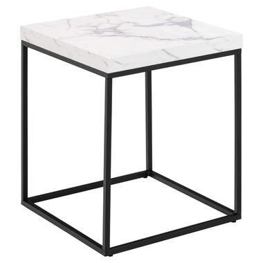 Hioshop Carossa salontafel 40cm marmer decor wit product