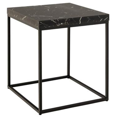 Hioshop Carossa salontafel 40cm marmer decor zwart product