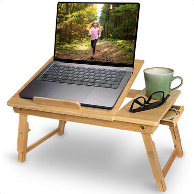 Goliving Laptoptafel - Uitklapbaar 39 cm - Ergonomisch - Laptopstandaard product