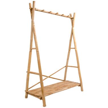 Massief houten garderobe/kledingrek product