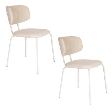 Housecraft Living Jaze Eetkamerstoelen Off-White - Set van 2 product