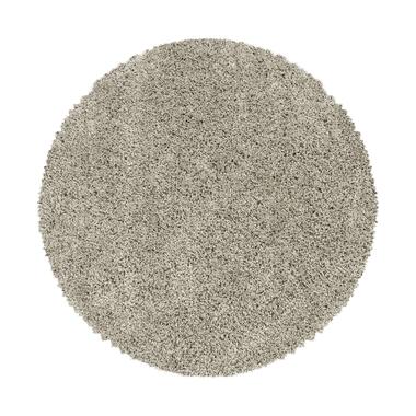 Monaco Soft Rond Shaggy Hoogpolig Vloerkleed Beige - 200 CM ROND product