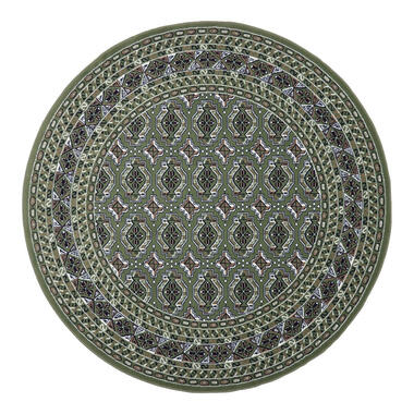 Interieur05 rond vintage vloerkleed Marad groen - 160 x 160 cm product