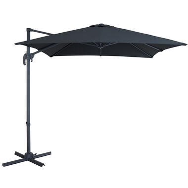 Kantelbare Zweefparasol 250x250 cm - Sterke Zweef Parasol - Zwart product