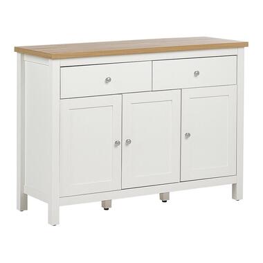 ATOCA - Sideboard - Lichthout/Wit - MDF