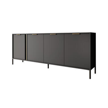 Meubella Dressoir Loren - Antraciet - 203 cm product