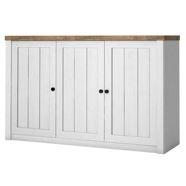 Meubella Dressoir Parello 4 - Wit - Eiken - 130 cm product