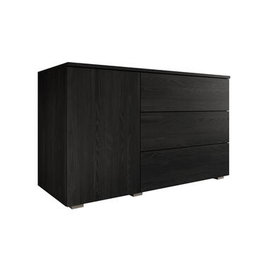 Meubella Dressoir Pure - Zwart eiken - 111 cm product