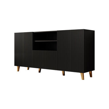 Meubella Dressoir Prime - Zwart - 150 cm product