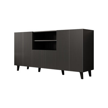 Meubella Dressoir Vintar - Antraciet - 150 cm product