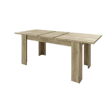 Meubella Eetkamertafel Sonia - Grijs eiken - 180 cm - Uitschuifbaar product