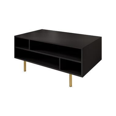 Meubella Salontafel Nicola - Mat zwart - 100 cm product