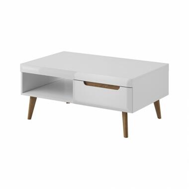 Meubella Salontafel Nebraska - Wit - Eiken - 107 cm product