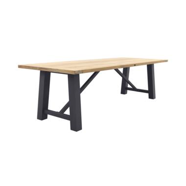 Vdgarde - Keltex tuintafel - teak/aluminium - antraciet - 265x101 cm product