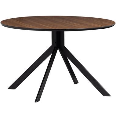 WOOOD Bruno Eettafel Rond - Walnoot - 75xØ120 product